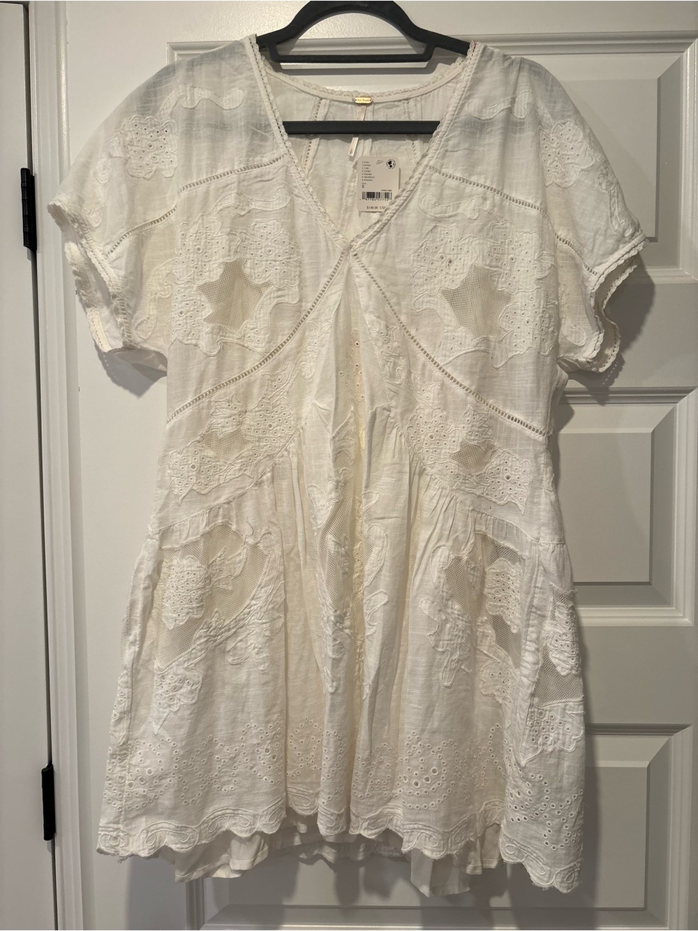 Free People Ivory Mini Dress
